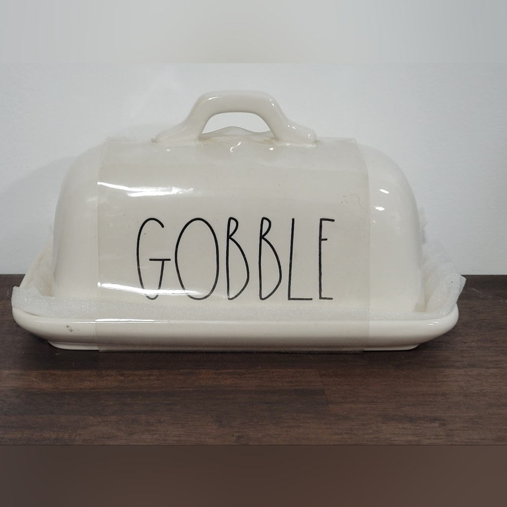 Rae Dunn 'Gobble' Butter Dish